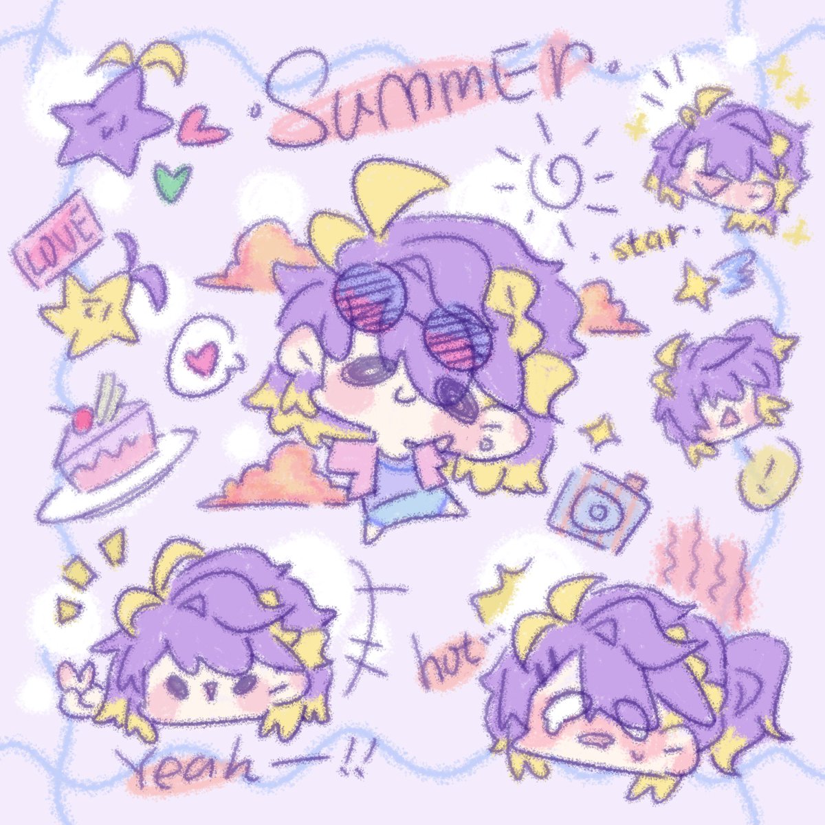 Nan69825049's tweet photo. : cyute little stickers💫💜(?

#Arcadiart #AsterArcadia ♡♡♡ https://t.co/bP2wd5hgZY