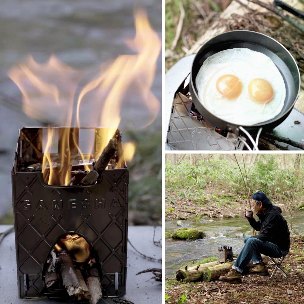 GaneshaStove's tweet photo. Designed in the USA, handmade in India - our Flat-Fold Smokeless Woodstove is a global collaboration bringing you the best in outdoor cooking technology #MadeInIndia #AmericanDesign #backpacking #travelgram #travelphotography #beautifuldestinations #photooftheday #backpackerstory https://t.co/WIsd4HLVk6