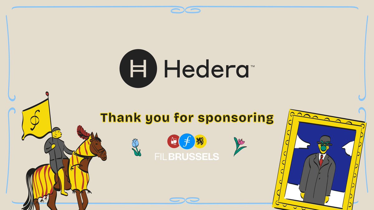 Meet @Hedera 👋 the open source, leaderless proof-of-stake network that is powering the next generation of the web and bringing real-world value to the world of #Web3.

Hedera will be at FIL Brussels to talk about #RWA #Tokenization and how it will change asset management
