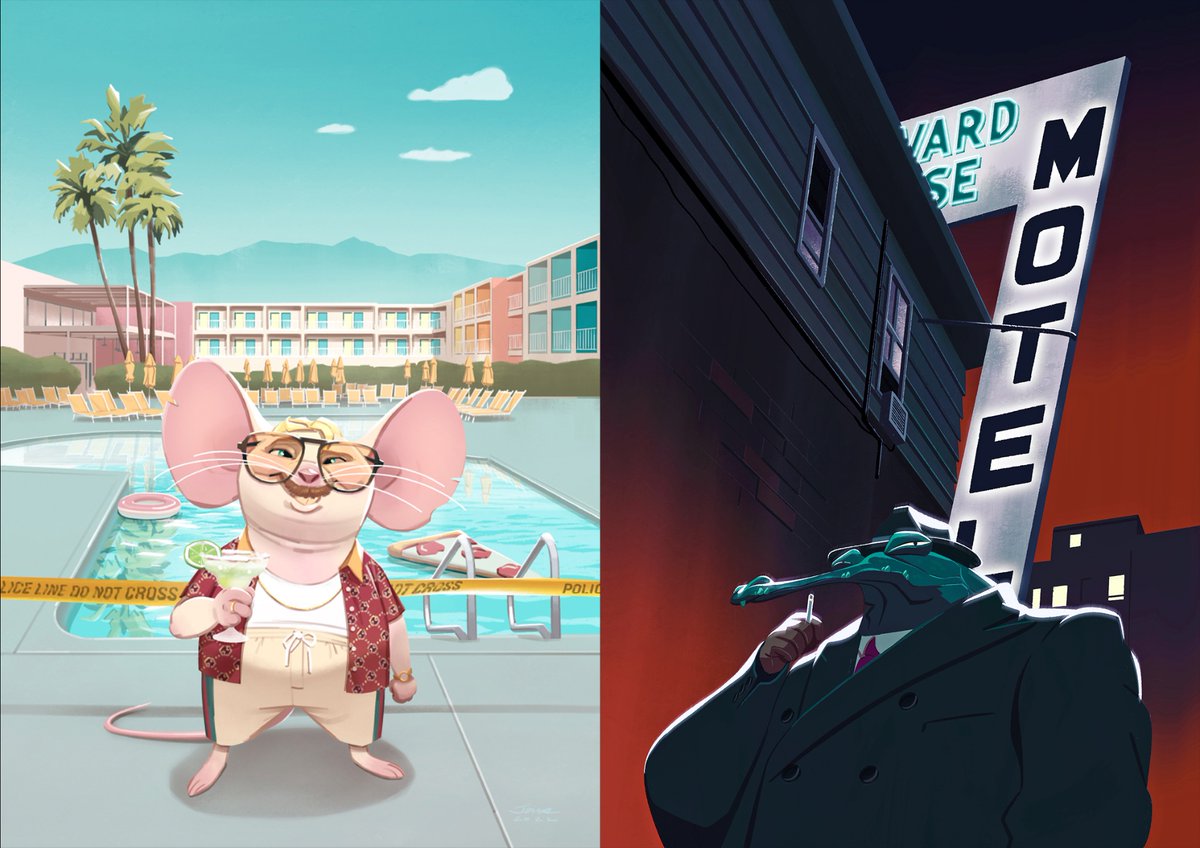mctempletons's tweet photo. It is #PortfolioDay ! Hi all, I'm Jaime, a background and layout artist from Spain and this is some of my stuff https://t.co/a657v8k4dk