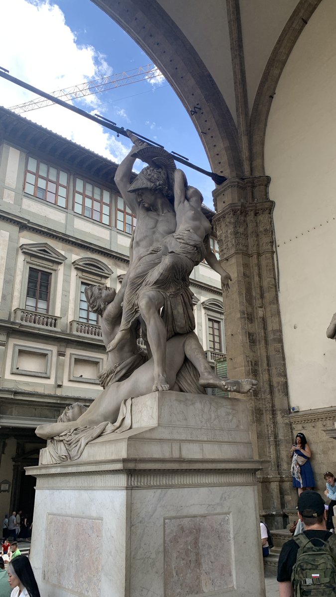 KevinJamesHunt's tweet photo. The “open-air museum” of sculptures in Florence was a strange experience. Seeing all these incredible works just out in the middle of the square kinda blew my mind. #florence #italy #travel https://t.co/vSmzUhbh8Q