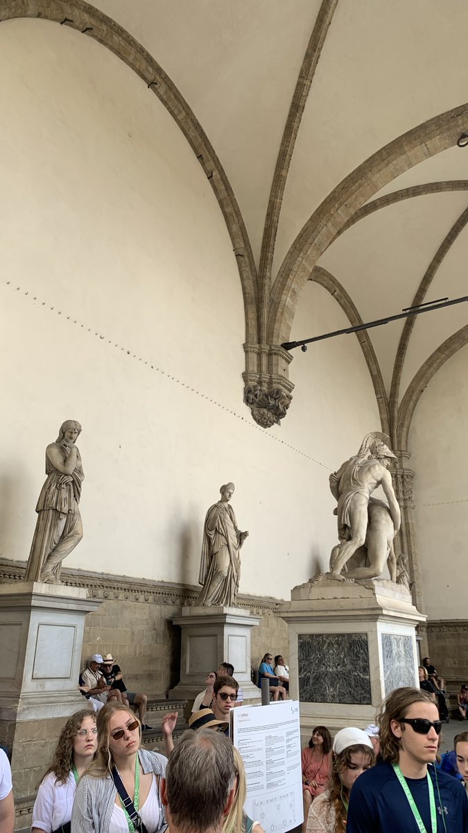 KevinJamesHunt's tweet photo. The “open-air museum” of sculptures in Florence was a strange experience. Seeing all these incredible works just out in the middle of the square kinda blew my mind. #florence #italy #travel https://t.co/vSmzUhbh8Q