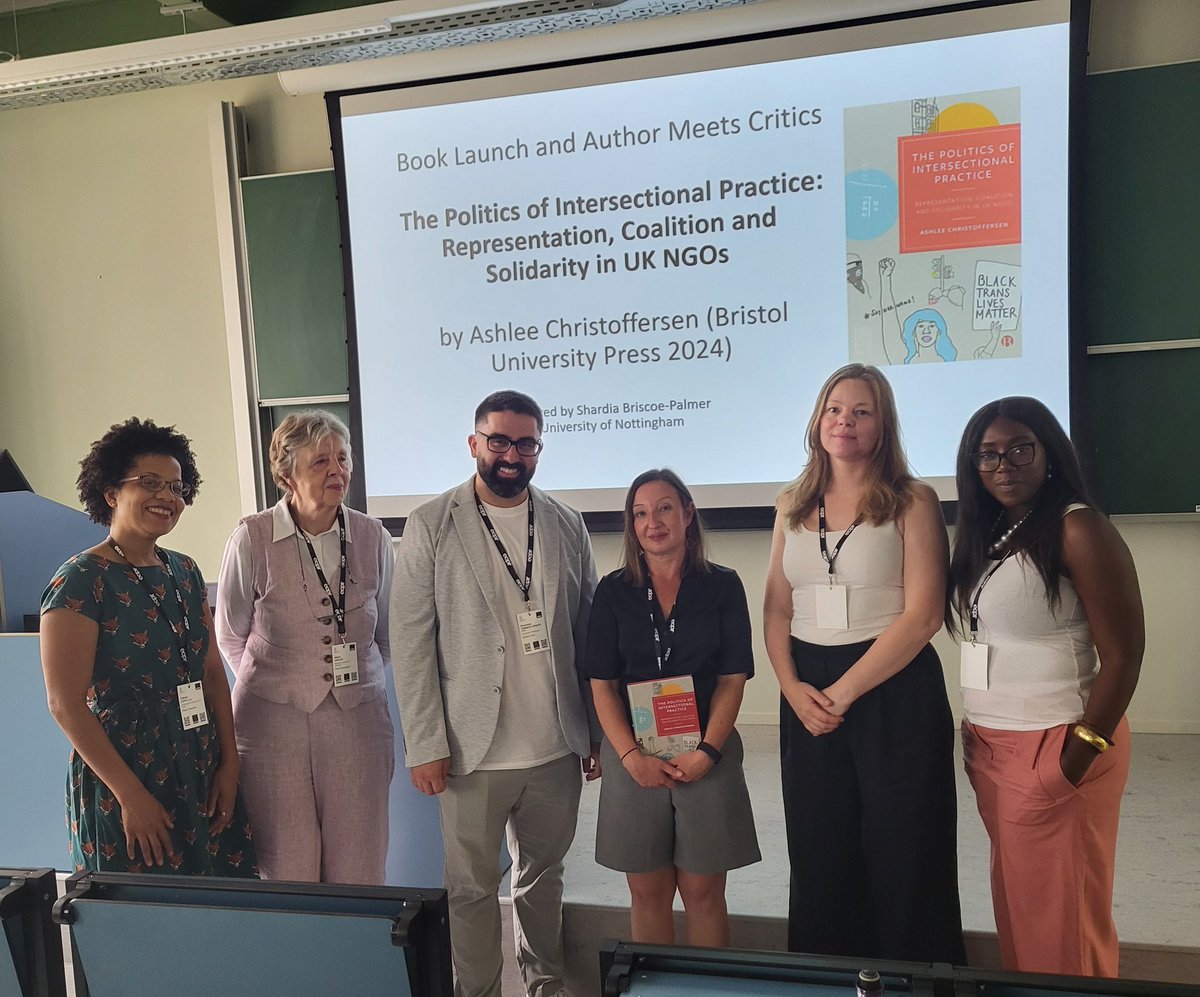 Ashlee Christoffersen (@drashlee_c) on Twitter photo I am so honored to have discussed my new book The Politics of Intersectional Practice with this amazing set of panelists today! Thank you <a href="/zakiyaluna/">Zakiya Luna</a> <a href="/miekeverloo/">Mieke Verloo</a> <a href="/fernandotormos/">Fernando Tormos-Aponte @fernandotormos.bsky.social</a> <a href="/DrOrlySiow/">Dr Orly Siow</a> & <a href="/ShardiaBPalmer/">Dr Shardia B.Palmer</a> for chairing! <a href="/BrisUniPress/">Bristol Uni Press</a> #ECPG2024 bristoluniversitypress.co.uk/the-politics-o… I am so honored to have discussed my new book The Politics of Intersectional Practice with this amazing set of panelists today! Thank you <a href="/zakiyaluna/">Zakiya Luna</a> <a href="/miekeverloo/">Mieke Verloo</a> <a href="/fernandotormos/">Fernando Tormos-Aponte @fernandotormos.bsky.social</a> <a href="/DrOrlySiow/">Dr Orly Siow</a> & <a href="/ShardiaBPalmer/">Dr Shardia B.Palmer</a> for chairing! <a href="/BrisUniPress/">Bristol Uni Press</a> #ECPG2024 bristoluniversitypress.co.uk/the-politics-o…