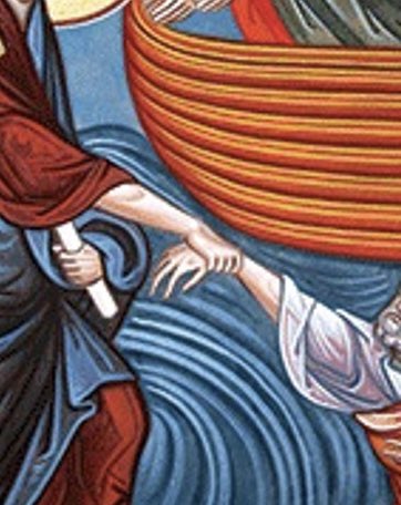 DeaconSober's tweet image. In Orthodox icons of Christ saving people, He is grabbing their arms. They are not grabbing His.