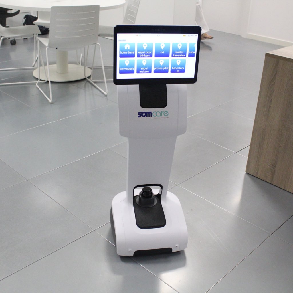 Suara Cooperativa (@suaracoop) on Twitter photo 🤖 El robot #Temi també ha rebut l'alcalde a les oficines de Suara.
🌐 Gràcies a la IA i el reconeixement facial, aquest robot social pot interactuar amb les persones de manera natural i personalitzada.
🤝 En Temi és fruit d’una col•laboració de Suara amb <a href="/GrupoSalto/">Group Saltó</a> i l’ 🤖 El robot #Temi també ha rebut l'alcalde a les oficines de Suara.
🌐 Gràcies a la IA i el reconeixement facial, aquest robot social pot interactuar amb les persones de manera natural i personalitzada.
🤝 En Temi és fruit d’una col•laboració de Suara amb <a href="/GrupoSalto/">Group Saltó</a> i l’