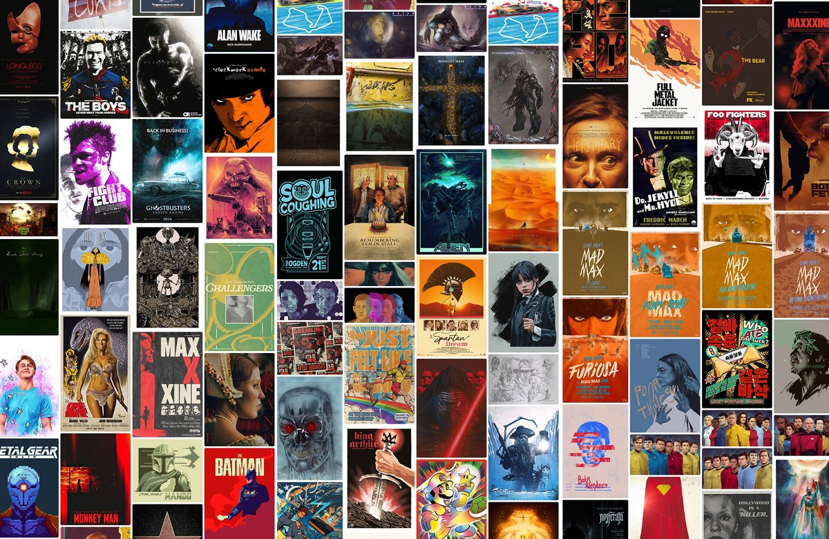 Discover over 40,000 alternative posters on PosterSpy.com - the web's #1 platform for poster artists.

Sign up to share your own.
