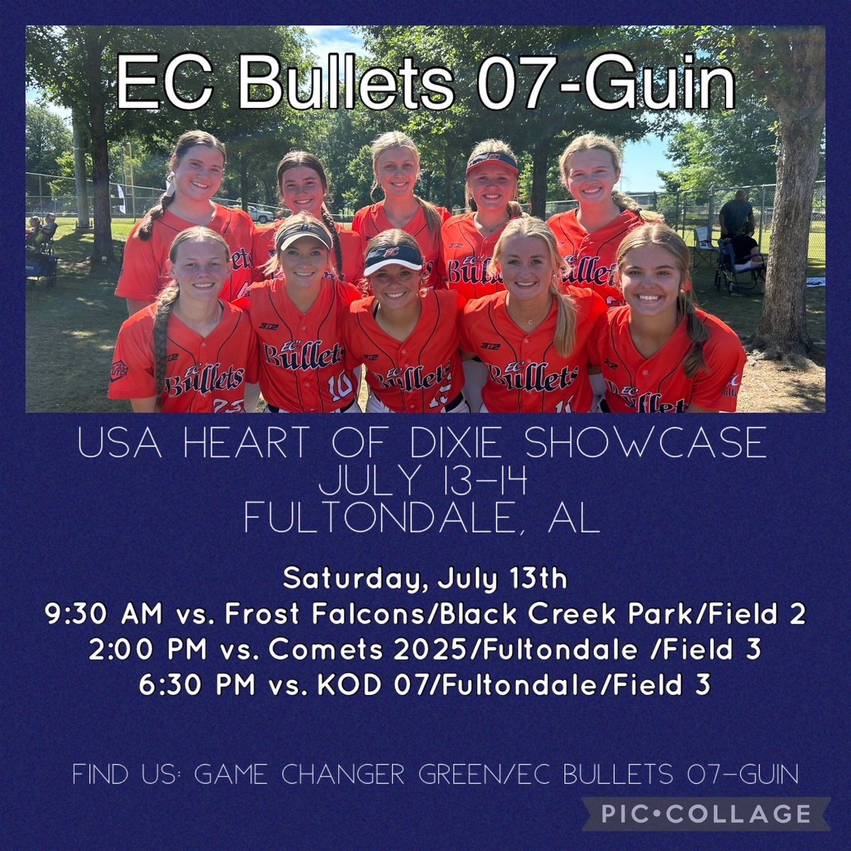 We are headed to the beach for Nationals, with a stop in Fultondale for the USA Heart of Dixie Showcase.  Come check us out!