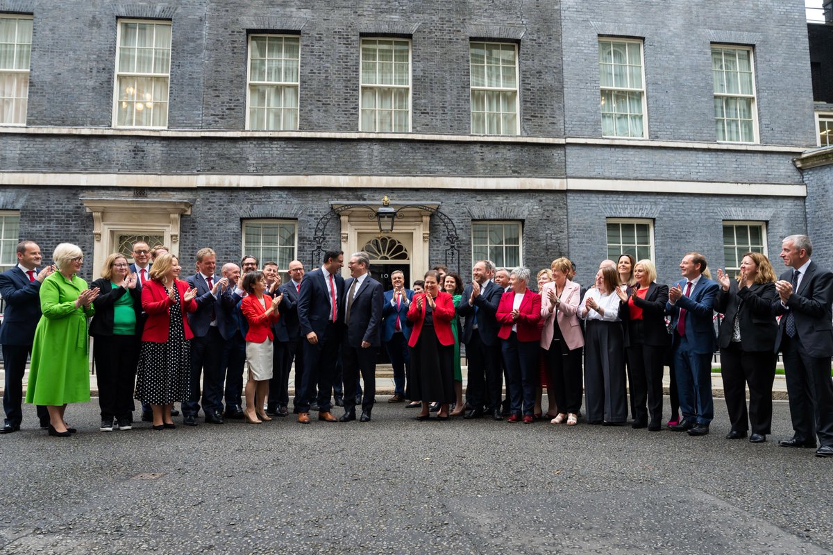 Keir Starmer (@keir_starmer) on Twitter photo Scotland is back at the beating of heart of my government.
Great to welcome <a href="/AnasSarwar/">Anas Sarwar</a> and our Scottish Labour MPs and MSPs to Downing Street today.
The work of change starts now. Scotland is back at the beating of heart of my government.
Great to welcome <a href="/AnasSarwar/">Anas Sarwar</a> and our Scottish Labour MPs and MSPs to Downing Street today.
The work of change starts now.