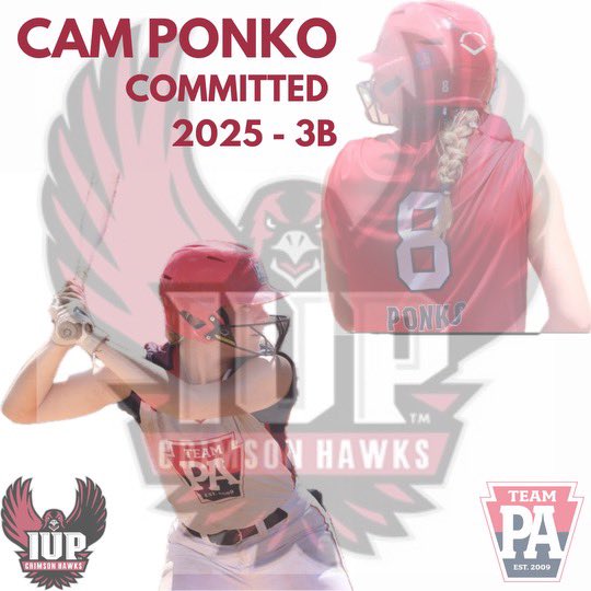Cameron Ponko (@cameronponko) on Twitter photo I am so beyond excited to announce my verbal commitment to <a href="/IUPsoftball/">IUP Softball</a>. A huge thank you to my family and coaches that made my dream possible. Go Crimson Hawks, talons up!! <a href="/teampafastpitch/">Team Pennsylvania Fastpitch</a> <a href="/coachlittlePT/">Denny Little</a> <a href="/teampadeshantz/">TeamPADeShantz</a> I am so beyond excited to announce my verbal commitment to <a href="/IUPsoftball/">IUP Softball</a>. A huge thank you to my family and coaches that made my dream possible. Go Crimson Hawks, talons up!! <a href="/teampafastpitch/">Team Pennsylvania Fastpitch</a> <a href="/coachlittlePT/">Denny Little</a> <a href="/teampadeshantz/">TeamPADeShantz</a>