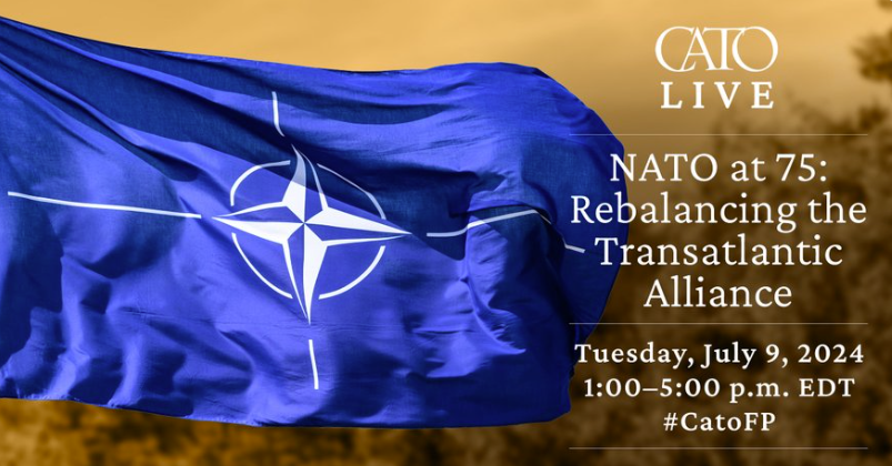 CatoFP's tweet photo. TODAY at 1 PM ET: Please join us for the conference “NATO at 75: Rebalancing the Transatlantic Alliance” to discuss the alliance's past, proposals for burden-sharing, and updated US interests in Europe.
Join @WarrenDavidson, @BrianDBlank, @linde_desmaele, @jekavanagh, @CurtMills, @MrMaitra, @Le_Shif, @JustinTLogan & others!
https://t.co/tU90Y5zt6d #CatoFP