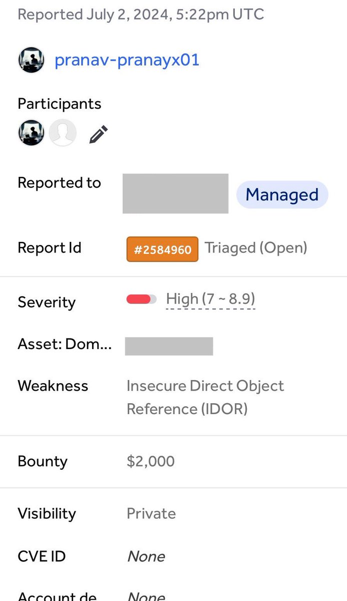 Yay, I was rewarded a total of $8,000 from a single program on <a href="/Hacker0x01/">HackerOne</a>! hackerone.com/pranav-pranayx… #TogetherWeHitHarder #BugBounty #hackerone