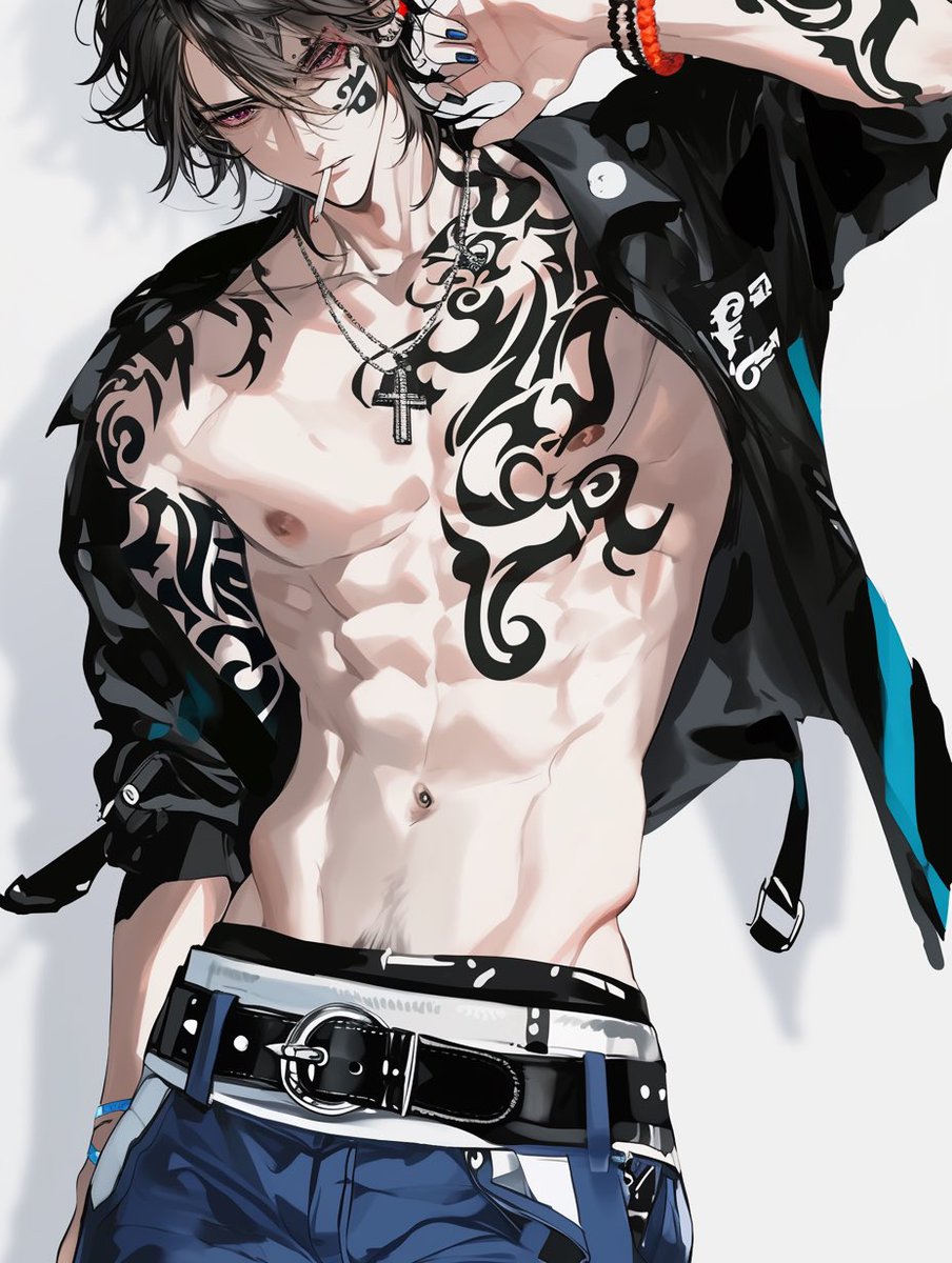 BerryTarteSub's tweet image. Good night 🌙.*·̩͙ (2024/07/09)

ikemen portrait XXXⅦ
 #AIイケメン部