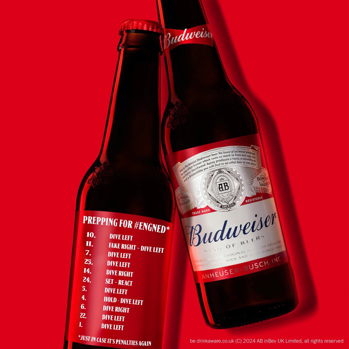 Budweiser UK (@budweiseruk) on Twitter photo Ready for anything the semi final brings. #ENGNED Ready for anything the semi final brings. #ENGNED
