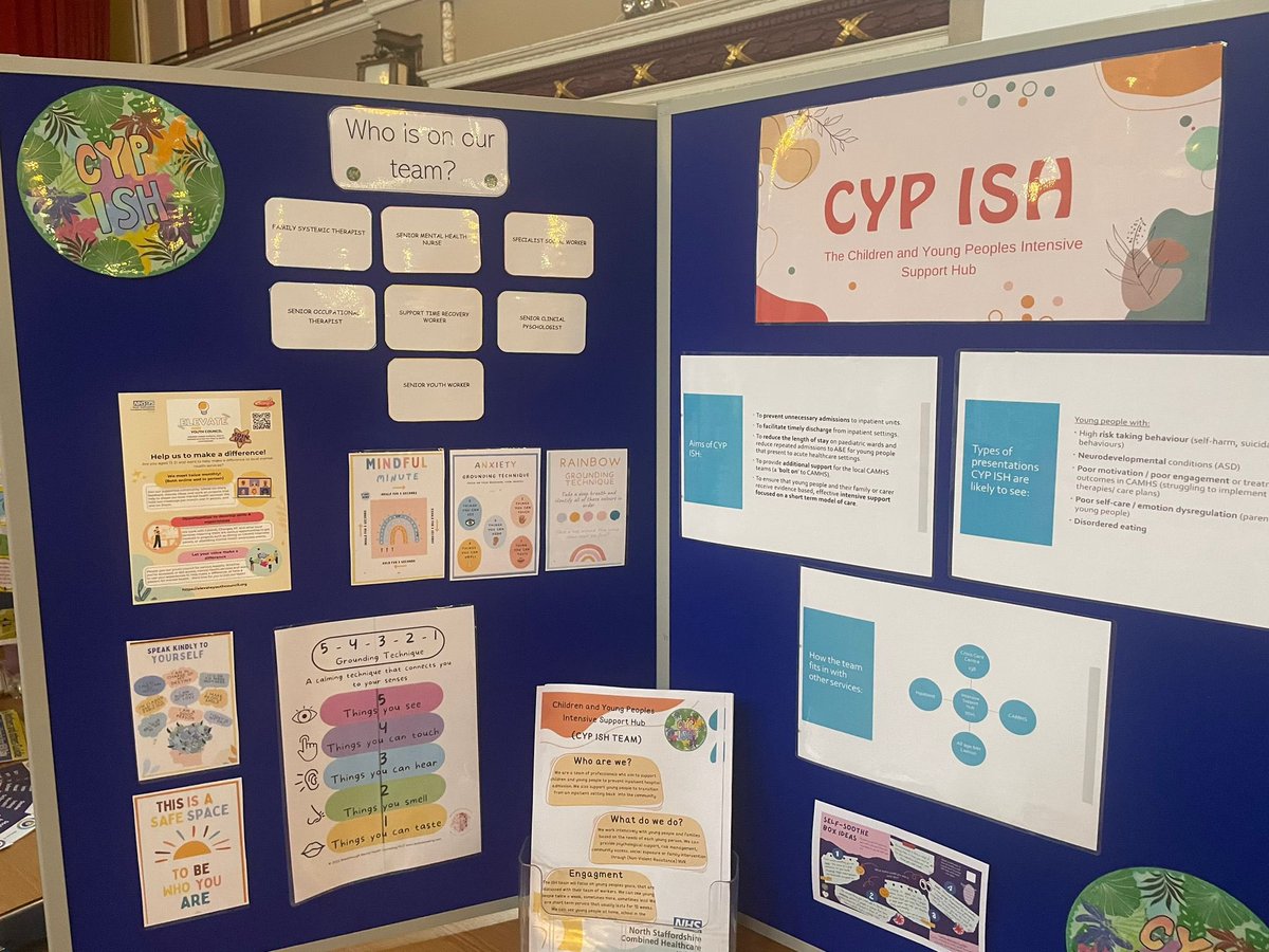 CypIsh's tweet photo. Today the CYP ISH team attended the Family Matters Event at the Kings Hall, we were able to showcase some of the work that we do. It was great to see all of the services in the city come together and showcase what they do! @SoTCityCouncil @CombComms @CombinedNHS 
#CAMHS https://t.co/YiWbJnzzOx