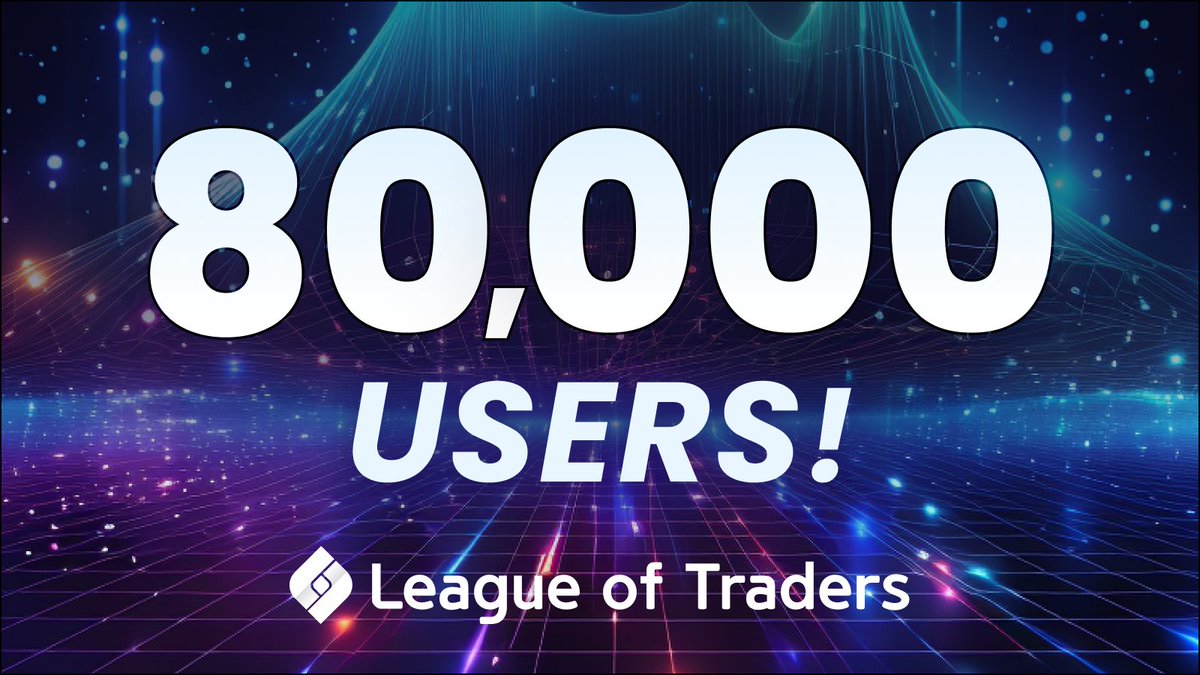 We are delighted to announce that we have surpassed 80,000 users! 🎉 

Thank you for letting us be a part of your trading journey - here’s to many milestones ahead 🚀