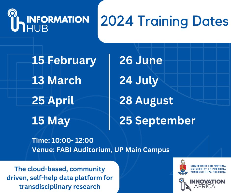 💻Next Information Hub Training
      24 JULY 2024

Sign up: bit.ly/3HTVFd5