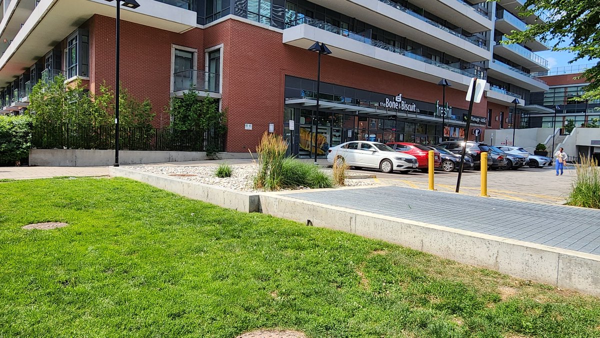 Libraraga's tweet photo. @311Toronto Thank you. Location is back of 10 Park Lawn Road and 2220 Lake Shore. Next to Mimico Creek. https://t.co/M5dXv2nCw0