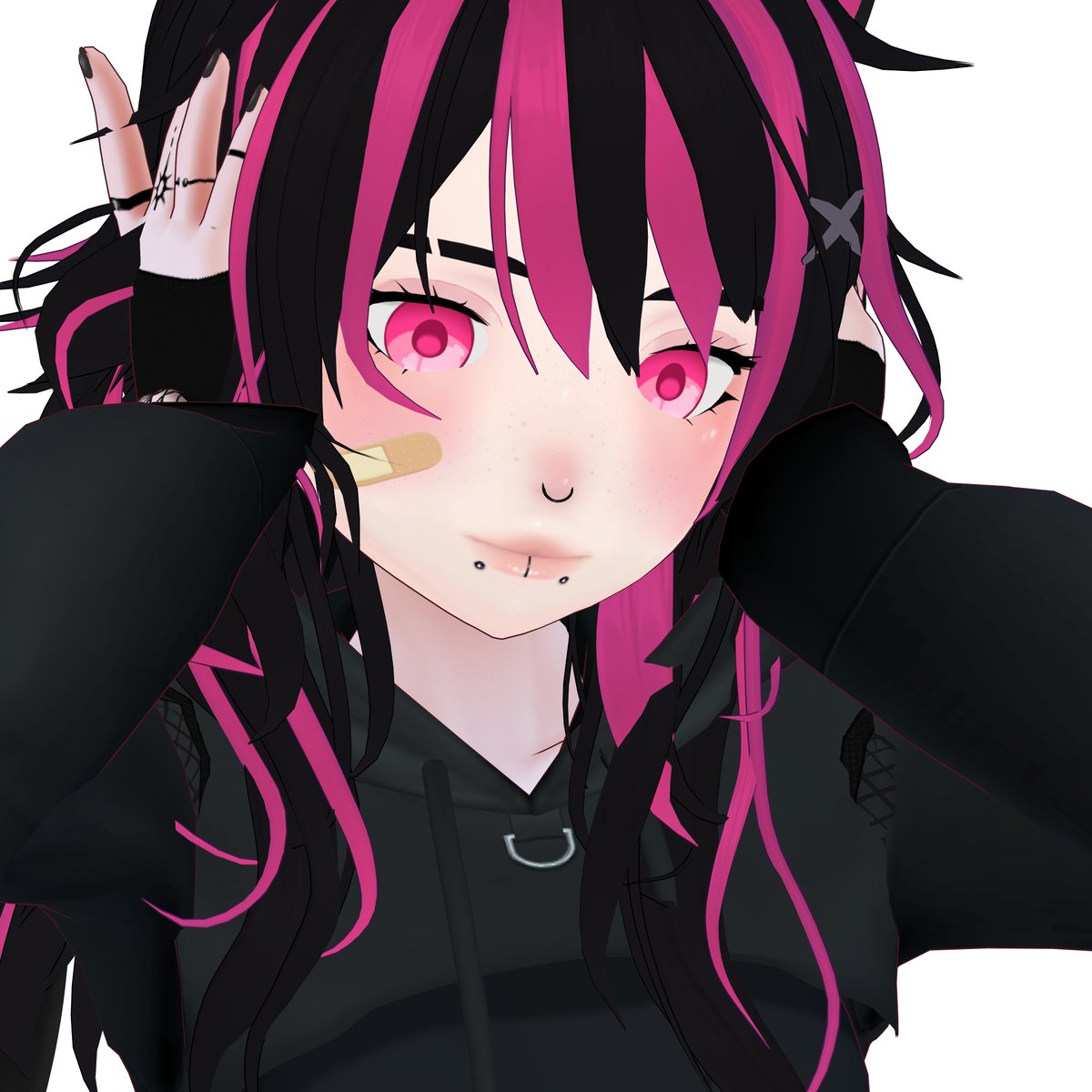 VTUBERS!! show me your pngs \u0026 tell me one thing you really love about your  design!! What made you choose that hair style or vtuber theme? Me  personally I love the emo, image size:1200x1200