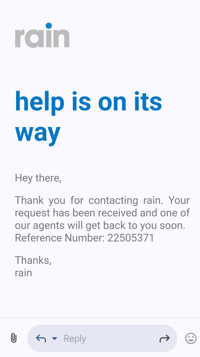 LadyMagebz's tweet photo. @rainSouthAfrica How many reference numbers does one need to have before they get assistance. Network coverage have been bad since last week. Yesterday I spent over 30 minutes on a call with a hope of getting help but still nothing. I give up shame https://t.co/MtUXnfbONr