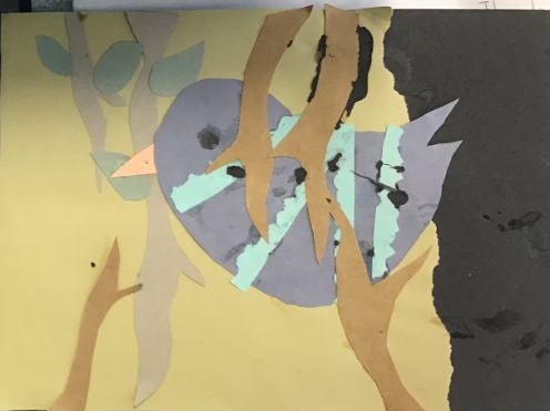 PelhamYear4's tweet photo. We held an art gallery in our classroom to allow the children to admire each other's completed art collages. 🤩🖼️ @PelhamPrimary_ @trustilluminate https://t.co/COHOkmp9ni
