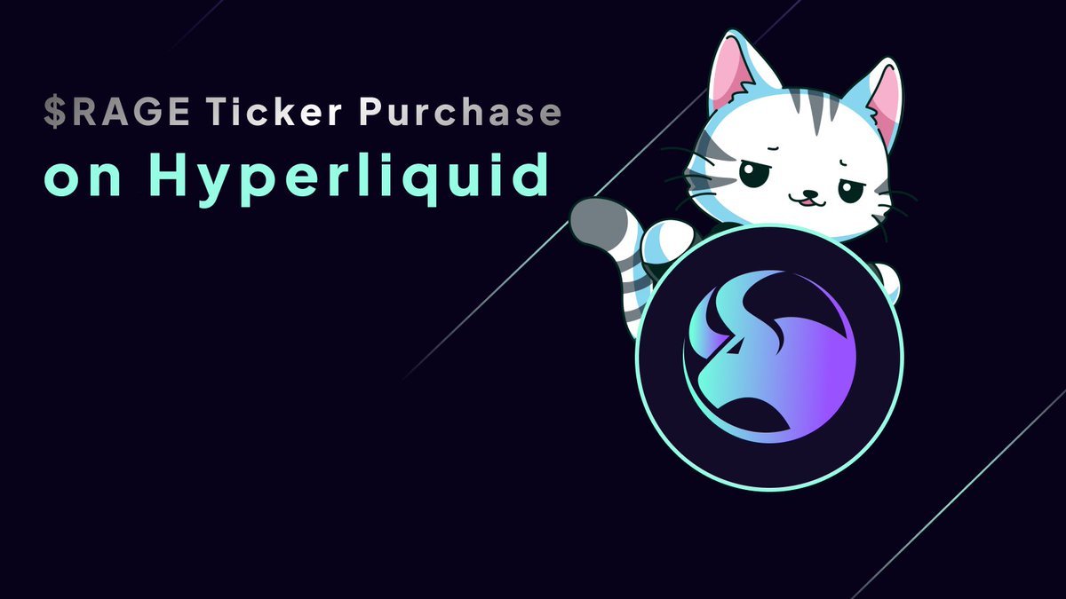 ARB_Universe's tweet photo. ⚔ @Rage_trade has bought the $RAGE ticker on
@HyperliquidX
⚔ #RageTrade is a multi-chain perp aggregator that works across all compatible chains (EVM L2s, L1s, AppChains, @Cosmos, etc)
🔽 VISIT
https://t.co/77feeSmZO3
#ARB_Universe https://t.co/o3v8oGtbHn