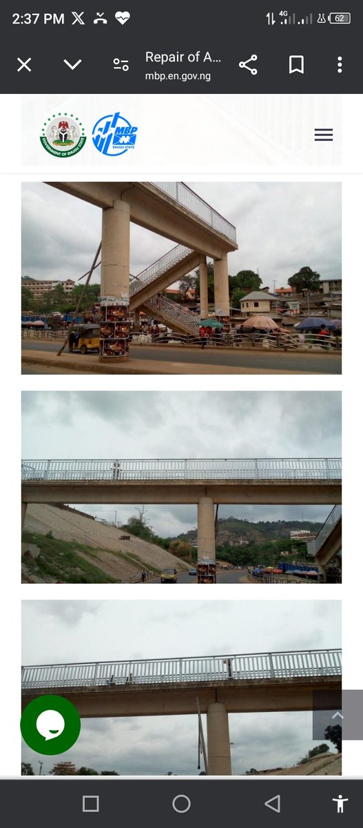 Maha_Jnr's tweet photo. Lol!!

You deemed it ok to upload an old image from years back and not the image of when the bridge was completed afterwards. Keep it up!!
Just when Nigerians are trying to unite, you look for means to bring disunity and misinformation. https://t.co/sd44ggvv1e