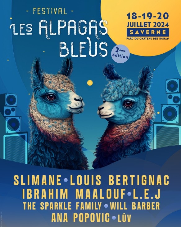 #IdéeSortie Rendez-vous du 18 au 20 juillet à #Saverne pour le #festival "Les Alpagas Bleus".

Au programme : trois soirées de #concerts dans le somptueux cadre du parc du Château des Rohan.

👉 Plus d'infos : alsace.eu/agenda/festiva…