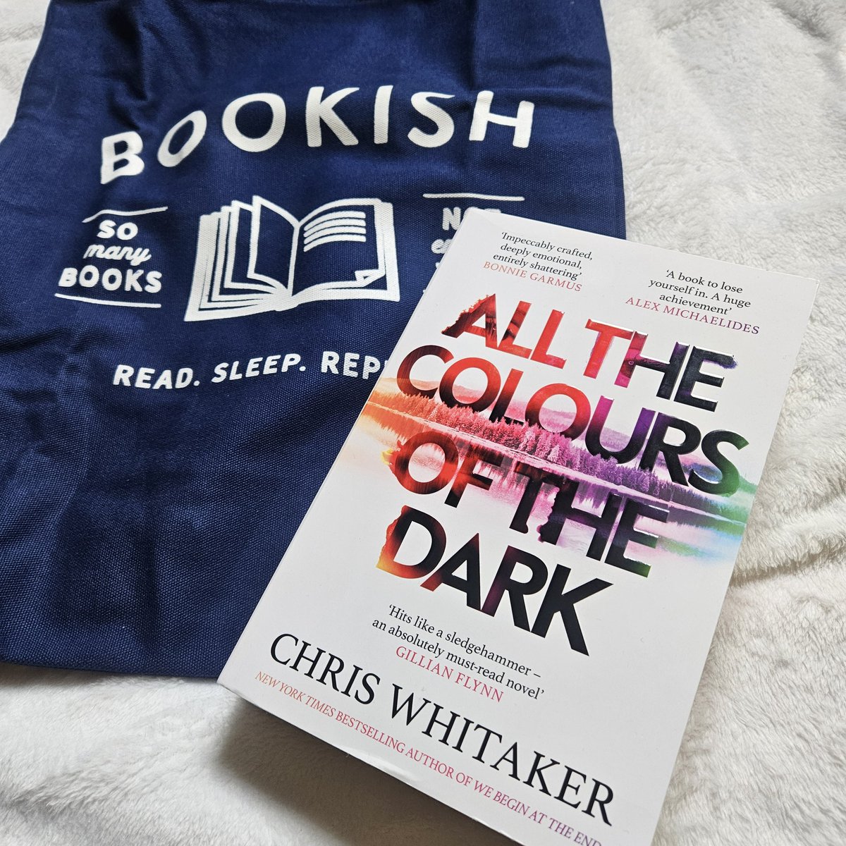 I did say I'd have another giveaway coming soon and it's a good one! 

For your chance to win a copy of All the Colours of the Dark and a bookish tote just like, follow &amp; RT

Feel free to tag friends too. 

UK only please. Closes 28th July at 5pm 

Good luck! 🍀