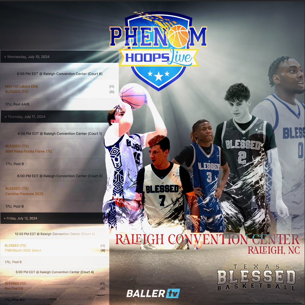 94ftexposure's tweet image. ✈️ Wheels up for @TeamBlessed2025 @BlessedOK2025 @BLESSEDOK25 as they head to Raleigh, NC to participate in @Phenom_Hoops