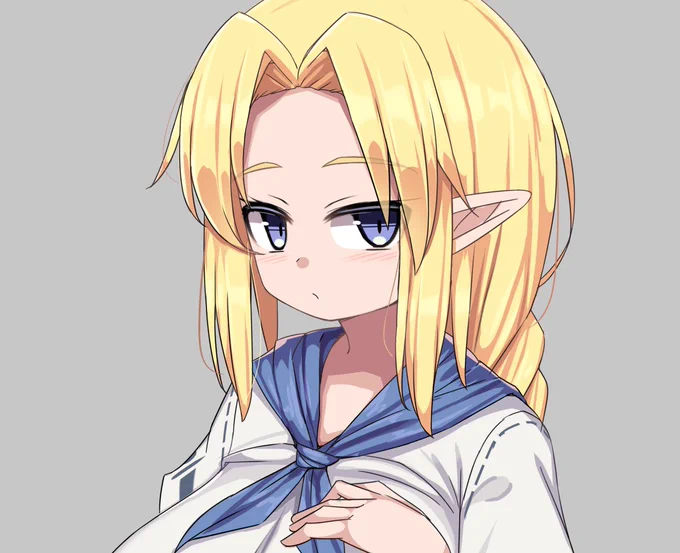ファンティアに投稿しました!「創作:ぽっちゃり爆乳エルフちゃん」  