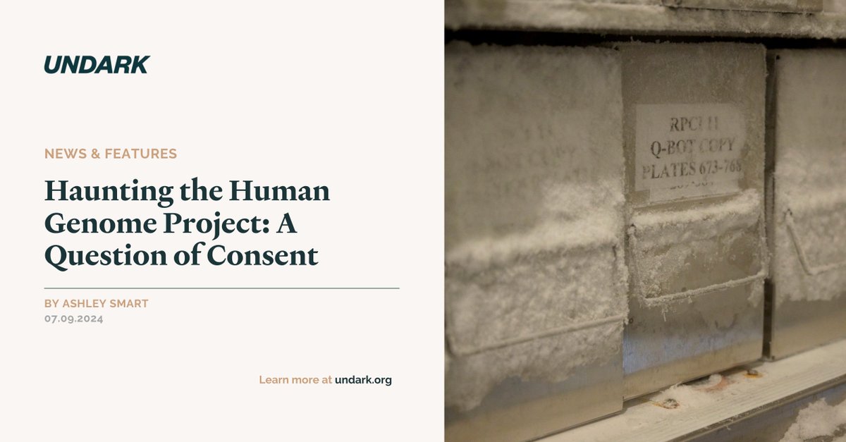 1/ In 1997, 20 volunteers in Buffalo, NY donated blood for what was billed as "the world's biggest science project." Little did they know, one of them would become the cornerstone of modern genetics.

🔗: undark.org/2024/07/09/inf…