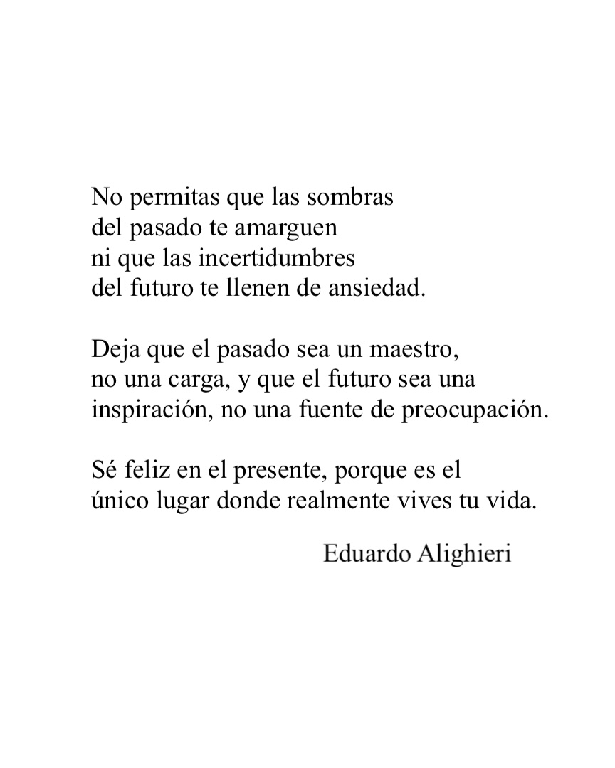 Cada segundo que vives es una oportunidad para experimentar la belleza de estar vivo, para sentir, amar y crecer.

#ViveElPresente #Felicidad #Mindfulness #AquíYAhora #SinAnsiedad #SinRemordimientos #CrecimientoPersonal #Inspiración #PazInterior #gratitud