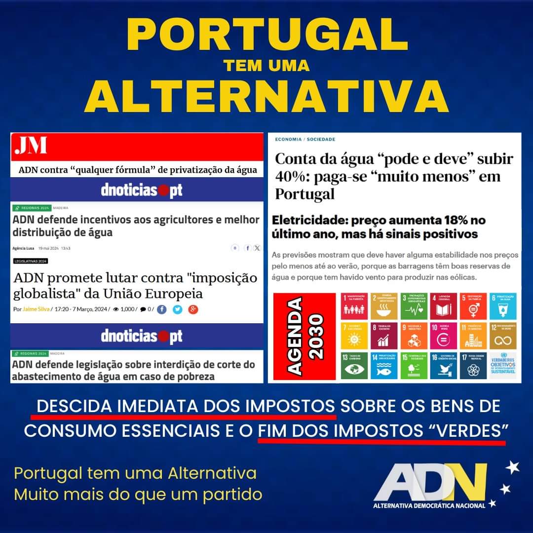 Fim dos impostos verdes.