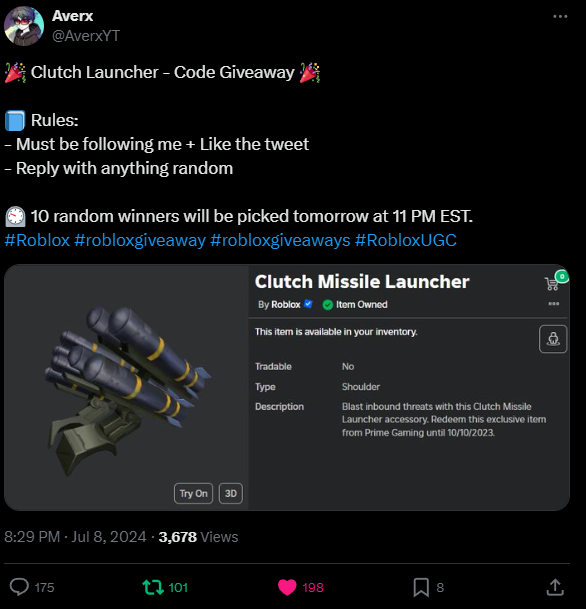 NC2MTheGoat's tweet photo. @AverxYT GL!! https://t.co/wIRcOL8roi
