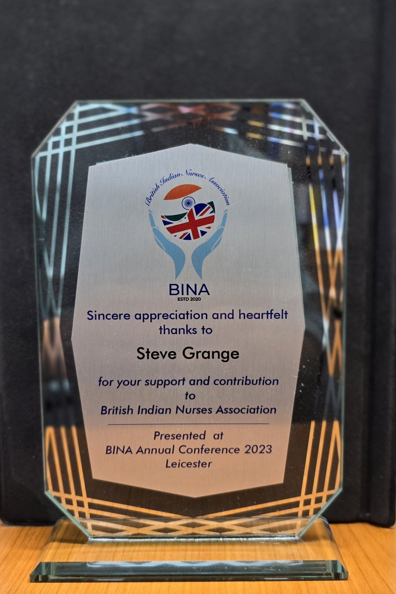 SteveGrange (@stevegrangenhs) on Twitter photo A wonderful surprise to be presented with this today from <a href="/BINA_UK/">BINA (British Indian Nurses Association)</a> I am very honoured to support BINA in their amazing work. Thank you <a href="/sureshpackiam/">Suresh</a> <a href="/davidcoumar/">Marimouttou Coumarassamy MBE</a>. <a href="/mpftnhs/">Midlands Partnership University NHS FT</a> A wonderful surprise to be presented with this today from <a href="/BINA_UK/">BINA (British Indian Nurses Association)</a> I am very honoured to support BINA in their amazing work. Thank you <a href="/sureshpackiam/">Suresh</a> <a href="/davidcoumar/">Marimouttou Coumarassamy MBE</a>. <a href="/mpftnhs/">Midlands Partnership University NHS FT</a>