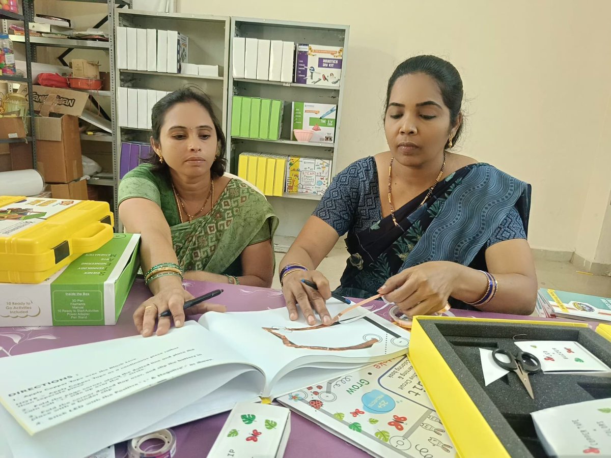 stemrobo's tweet image. Delighted to share the impact @stemrobo is making in spreading innovation and #21stcentury skills by capacity building in schools through workshops and training sessions for the #TEACHers
Contact- 1800120500400
#roboticscentreforkids #AIforSchools #steameducation #nep2020