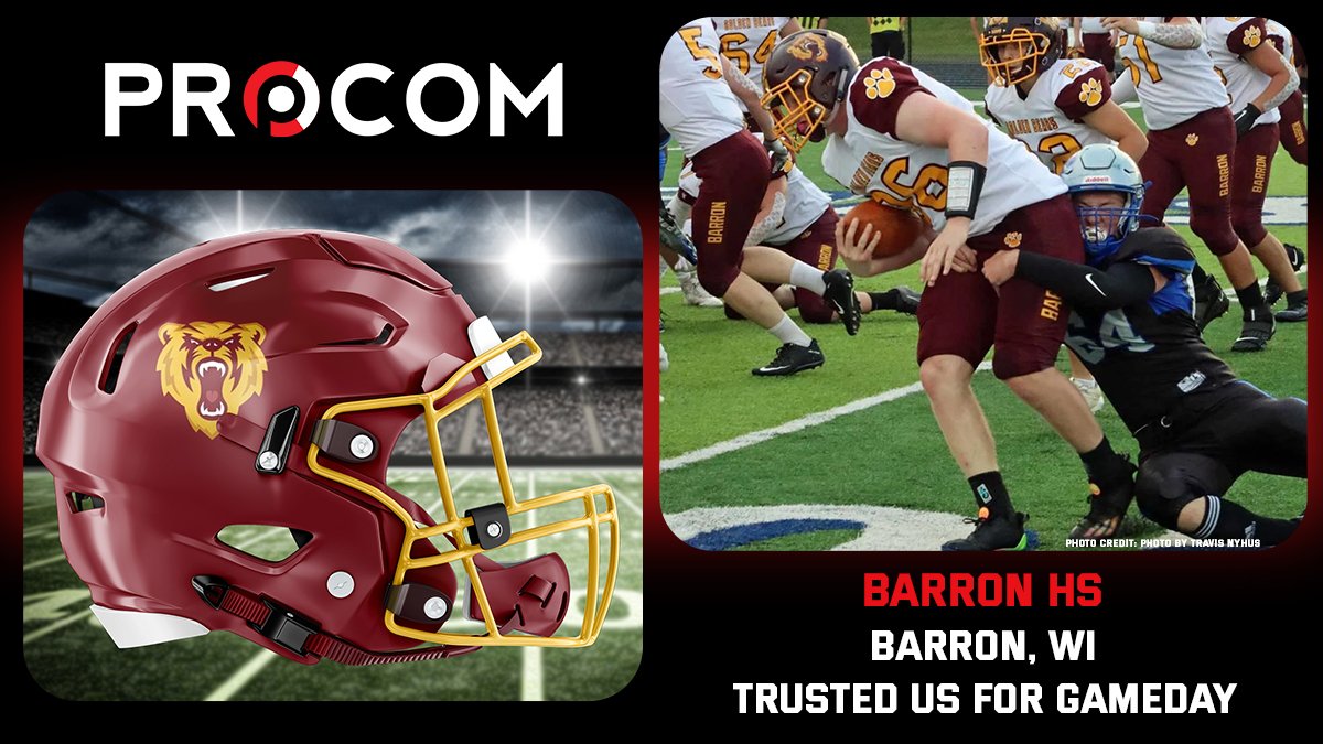ProCom Headsets (@procomheadsets) on Twitter photo We want to give an official #ProCom team welcome to <a href="/BarronBearsFB/">Barron Golden Bears Football</a>! <a href="/CoachNSchroeder/">Nick Schroeder</a>, thank you for trusting us with your sideline communication. Good luck this season. #FAMILY #FIGHT #GoGoldenBears
#CommunicateLikeAPro #WinningConversations We want to give an official #ProCom team welcome to <a href="/BarronBearsFB/">Barron Golden Bears Football</a>! <a href="/CoachNSchroeder/">Nick Schroeder</a>, thank you for trusting us with your sideline communication. Good luck this season. #FAMILY #FIGHT #GoGoldenBears
#CommunicateLikeAPro #WinningConversations