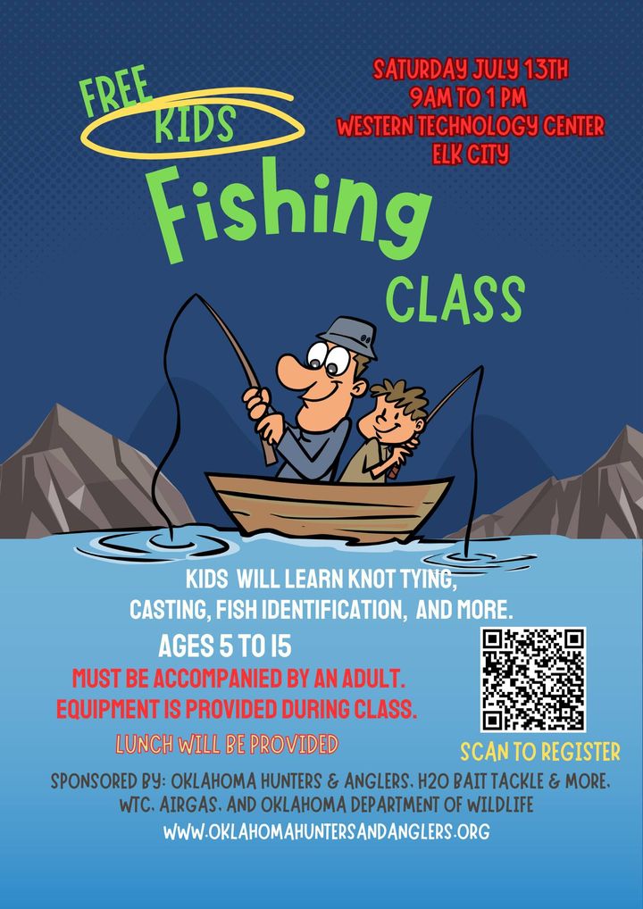 Fun activity for youth at WTC-Elk City this Saturday, July 13th!
