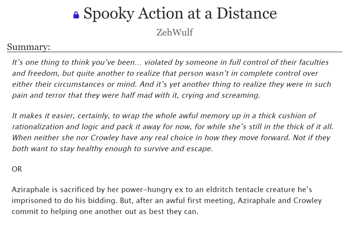 ZehWulf's tweet photo. Hoo boy, it’s another “buckle up, buddy” type fic I’m starting to post. If you're a fan of tentacle monsters, fuck or die, hurt/comfort, and porn with EXTREME feelings, this fic might be for you. BUT, serious disclaimers (and link) in the next tweet... https://t.co/yllXbQqMNq