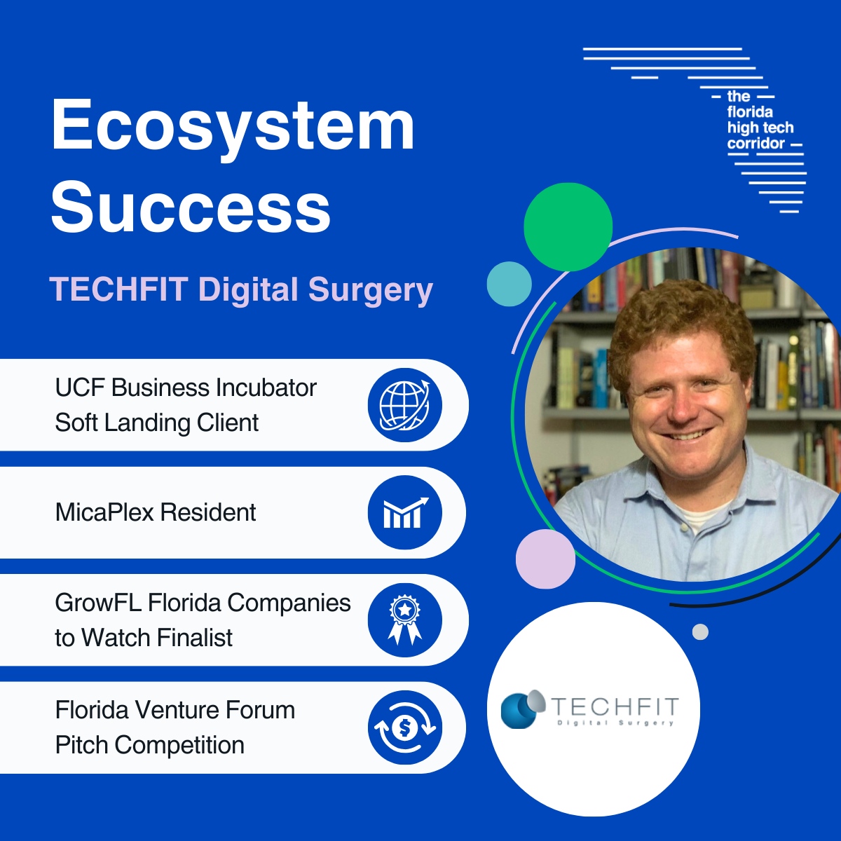 Through digital simulation planning, Cenfluence cluster member TECHFIT Digital Surgery is using the innovation ecosystem to pioneer bone reconstruction surgery for patients affected by trauma, infection and cancer.

Learn more: floridahightech.com/news/ecosystem…