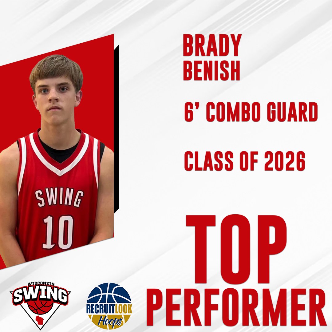 2026 Brady Benish had a great weekend in Kansas City <a href="/RL_Hoops/">RecruitLook Hoops</a> .  Knockdown shooter, who was effective at mid range, handled the ball well vs. pressure and made winning plays!  Helped 16u-Bredesen to a 3-1 Record!