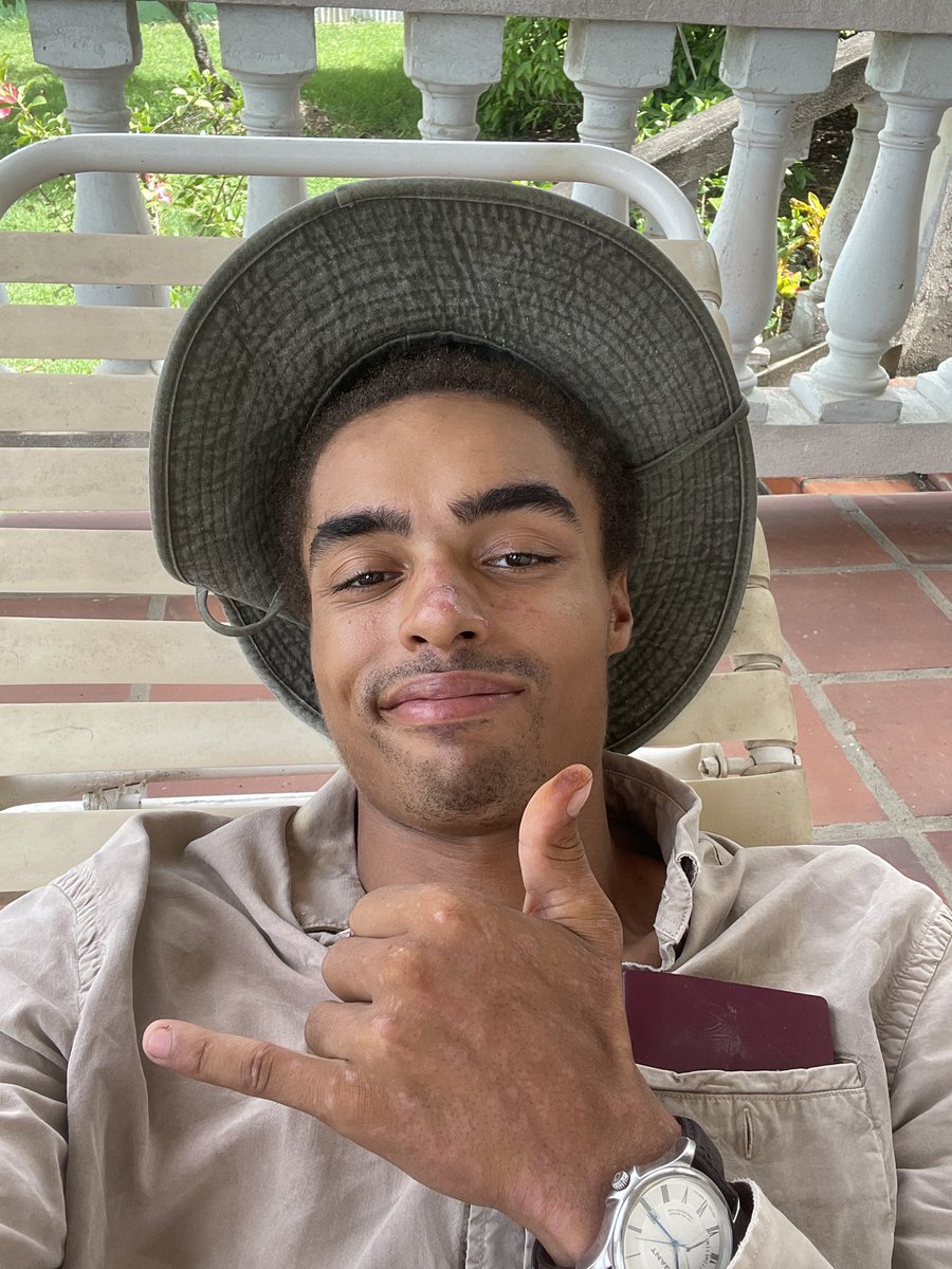 Royal Lion is late for work as usual. Bajan time… Sigh… #Allies #Vacations I can confirm that time does not work here now ☮️✨ What about the lost 82? It is okay! Nice, wear your hat!