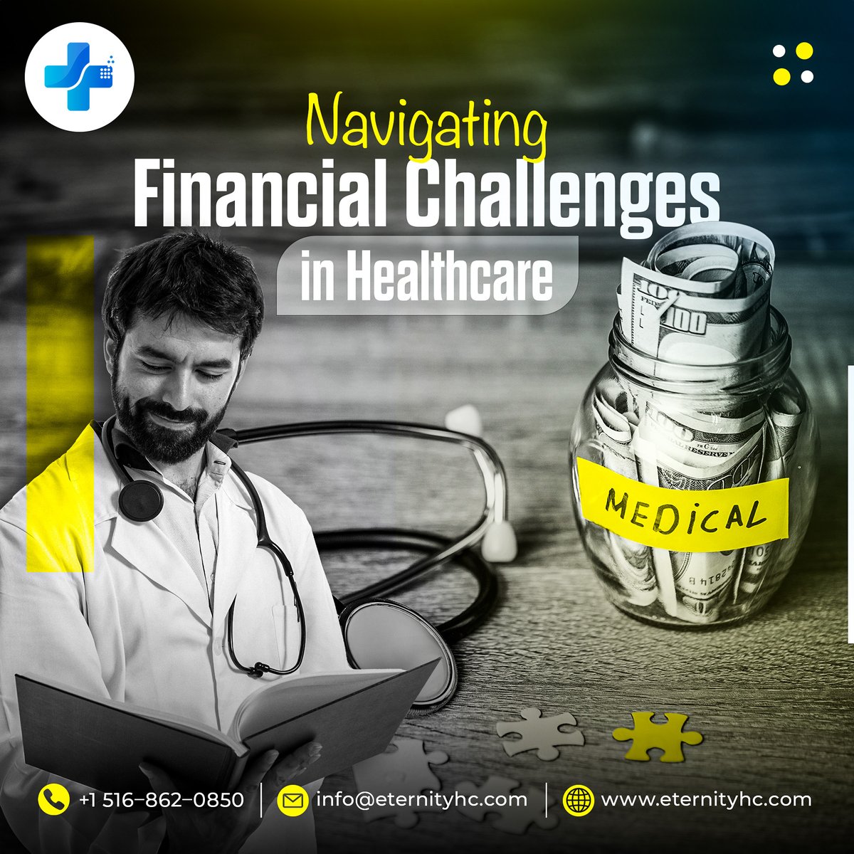 Eternityhc_info's tweet photo. Providers face financial pressures impacting care quality. Discover how Eternity Healthcare transforms RCM with streamlined billing, cost reduction, compliance, enhanced patient experience, and advanced analytics. Ensure a healthier bottom line.

#HealthcareFinance #RCM https://t.co/y68yTT81AJ