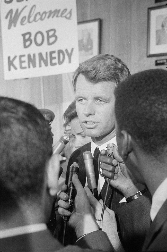 Kennedy_HRC's tweet photo. “All of us might wish at times that we lived in a more tranquil world, but we don't. And if our times are difficult and perplexing, so are they challenging and filled with opportunity.” - Senator Robert F. Kennedy. https://t.co/v84f0QHBnz