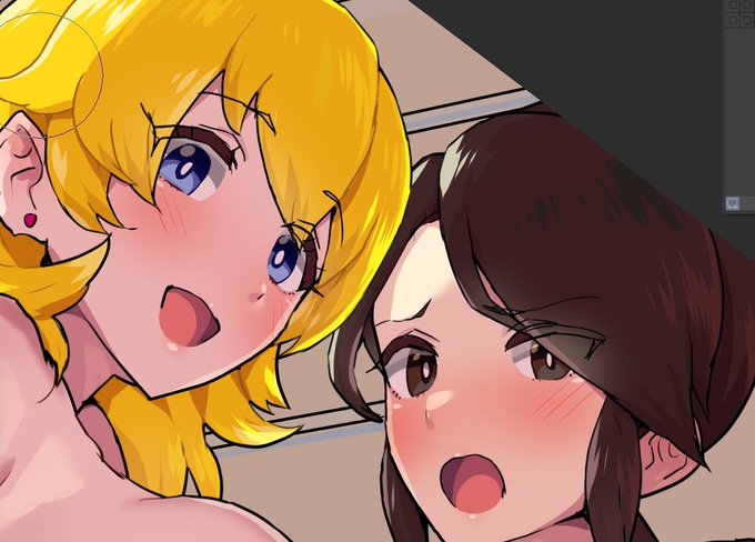 本日更新予定のFANBOX,Fantia限定イラスト、基本部分まで完成。差分をつくって、このあと公開予定です。 