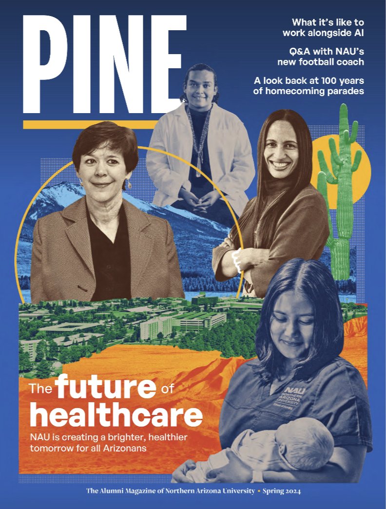 Did you receive the latest issue of Pine magazine? 📬

Update your info to ensure you receive the fall 2024 issue of your #NAUAlumni magazine: bit.ly/47k2lfG