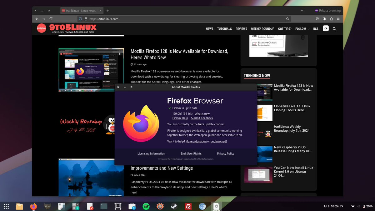9to5linux's tweet image. Mozilla Firefox 129 Enters Public Beta Testing with Improved Reader View, Other Changes 9to5linux.com/firefox-129-en…
@firefoxbeta #OpenSource #Linux