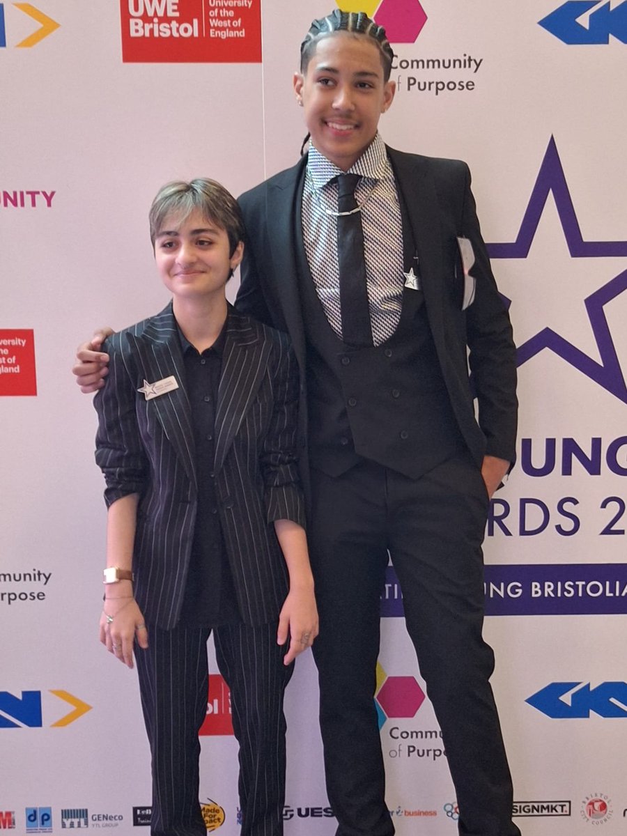 Integrate UK (@_integrateuk) on Twitter photo Congratulations to both our nominees, Lara and Kardi for winning Bristol's young hero awards! Thank you to
<a href="/CommofPurpose/">CommunityofPurpose</a> for such a wonderful evening! Congratulations to both our nominees, Lara and Kardi for winning Bristol's young hero awards! Thank you to
<a href="/CommofPurpose/">CommunityofPurpose</a> for such a wonderful evening!