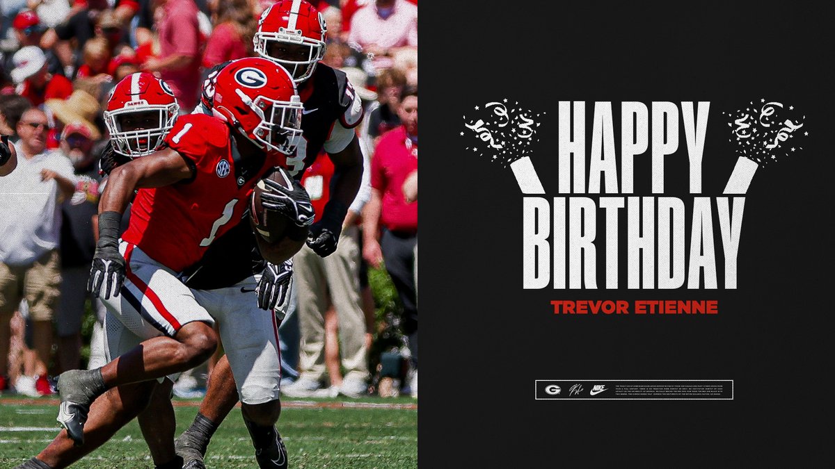 Happy Birthday, <a href="/Trevor_Etienne/">3.ti3nn.3 ⁶𓅓</a> !!

#GoDawgs