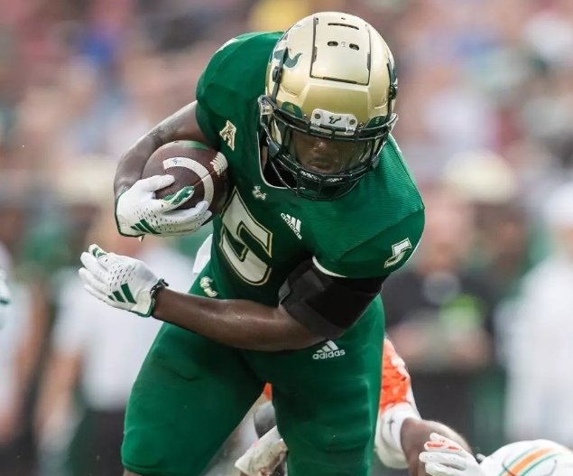 ● RB Spotlight ●

Nay'Quan Wright - USF

• The Bulls have an opportunity to be really good in 2024 and they'll rely on some seasoned veterans at RB including Nay'Quan Wright. In his career he's rushed for 1,550 yards 13 Touchdowns and caught 45 passes for 440 yards 1 TD.